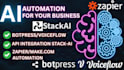 create personal ai chatbot with botpress, stack ai, zapier as ai automation