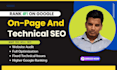do on page and technical seo, website audit with gsc indexing