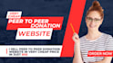 make peer to peer donation website with free domain, hosting