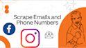 scrape emails and phone number