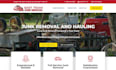 design junk removal website hauling website handyman website