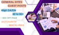 published high da general guest posts and high authority general backlinks