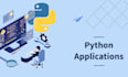 create your application with python