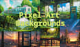create pixel art backgrounds for you fast and quality