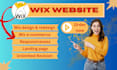 develop a creative,responsive,update editor x website,wix ecommerce