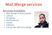 do mail merge word document to excel database accurately