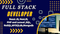 develop a responsive full stack web application with react, next js and laravel