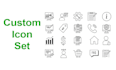 design custom icon set