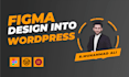 convert figma design into responsive wordpress website