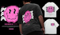 create urban tshirt design in modern streetwear style