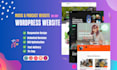 create a music website, podcast website or any wordpress website