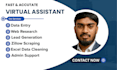 be your virtual assistant for data entry, copy paste and online research