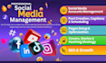be your facebook instagram marketing manager, content creator
