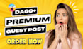do premium guest post, dofollow guest post on high traffic sites