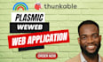 build weweb, plasmic custom authentication and components