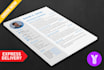 do CV design, resume design, cover letter design in 24 hours
