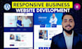 design or redesign a responsive wordpress business website