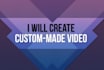 produce a custom youtube intro or outro, or logo animation