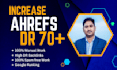 increase website domain rating DR 70 plus using white hat SEO technique
