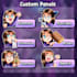 create personalized cute chibi twitch panels for your stream