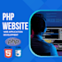 develop your custom PHP website with mysql