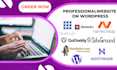 design wordpress website on bluehost namecheap hostgator siteground godaddy