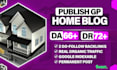 create premium backlinks on quality home websites