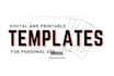 create a custom template for your personal use