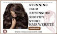create beauty hair extension shopify store hair extension website dropshipping
