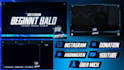 design custom animated twitch overlay, stream package and more