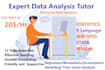 tutor data analysis using r, spss, stata, minitab