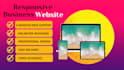 design or redesign  a complete wordpress business website
