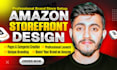 setup your amazon brand store and amazon storefront design