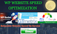 do website speed optimization with wp rocket and gt matrix