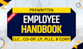 provide a complete prewritten and customized employee handbook