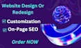 do squarespace website design and customization