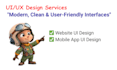 create innovative mobile app IOS android design in figma