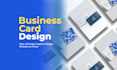 design minimal business card