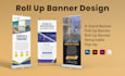 design roll up banner, pull up, standee, and retractable banner