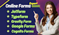 build user friendly forms, your jotform, google forms expert