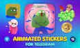 create custom animated telegram stickers for your crypto, ton, or solana