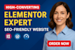 be your elementor expert for landing pages and websites