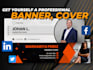 design linkedin banner, facebook cover, twitter banner