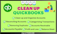 update quickbooks clean up bookkeeping, bank reconciliation in quickbooks online