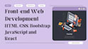 do professional next gen web development with react HTML5 css3 and javascript