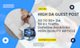 provide premium seo services guest post gbob and guest blogging