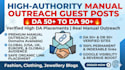 publish high da50 plus premuim guest post with contextual links