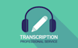 transcribe audio to text and translation