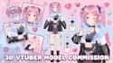 make 3d vtuber model for vr chat or vroid