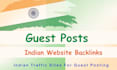 do premium guest posts on indian traffic sites